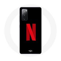 Coque pour Samsung Galaxy S20 FE Netflix Logo rouge fond noir juoda