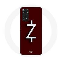 Coque pour Xiaomi Redmi Note 11 4G Ozark Saison 4 Logo Z Blanc Fond Rouge raudona