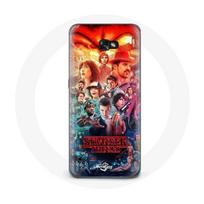 Coque pour Samsung Galaxy A5 Stranger Things Teaser Saison 4 Affiche Personnages Art