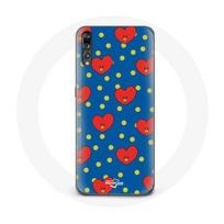 Coque pour Huawei P20 BTS Bangtan Garçons BT21 TATA de V Fond Bleu