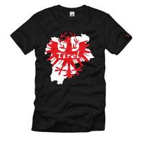 Tyrol Eagle Map Hermed Animal Emblem Badge 286 Unisex T-Shirt S