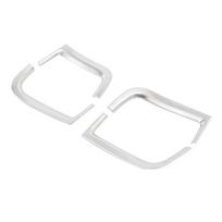Auto Door Armrest Storage Box Frame Trim Chrome Cover Sticker Interior Decoration Parts Car Accessories For BMW X5 G05 -21 sidabras