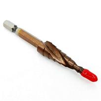 Klasikinės gitaros skylės grąžtas 4-12mm Metalo apdirbimo spiralinis griovelis Greitapjovis plienas Gitaros remontas 4-12mm drill bit