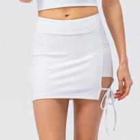 Women's spring and summer tight tennis dress strap running casual skirt golf fitness skirt XXL juoda
