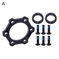 „Boost Hub Adapter“ dėvėjimui atsparus antikorozinis dviračio dalys Priekinės galios dviračio „Boost Hub“ keitimo adapteris dviračiui A juoda