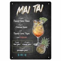 Vintažinis Bloody Mary plakatas skardos ženklas Retro Whiskey Sour kokteilis Metalinė plokštelė Tiki baras Pub virtuvė Namų dekoras 20x30cm