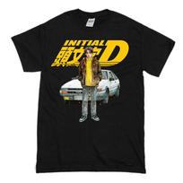 Initial D Trueno Ae86 Jdm Drift Racing Marškinėliai trumpomis rankovėmis unisex marškinėliai S