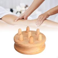 Wooden Massage Body Brush Massager Tool Muscle Relaxation Manual Wood Tools for beige