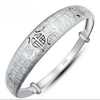 Baifu apyrankė, Sėkmės apyrankė, Didelis Baifu apyrankių inventorius, Etninio stiliaus apyrankė Adjustable size white