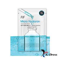 FIF Ampulės Kaukė (Mikro Hialuronas/Centella Jautriai odai/Arbatmedžio Acpair) Pasirinkite 1, 1 DĖŽUTĖ (10 lapų) Micro Hyaluron x 10 Sheet white