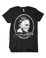 God Save Michael Fun Cult Horror Zonie Myers Jason 13 Halloween Slasher Unisex T-Shirt S