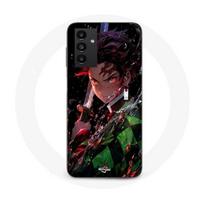 Coque Samsung Galaxy A14 4G Demon Slayer Tanjiro Kamado énervé manga anime