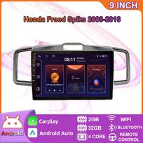 Android Car Radio Carplay skirta Honda Freed Spike 2008-2016 Automobilių multimedijos vaizdo grotuvas GPS navigacija WIFI 2+32GB 2+32GB blue