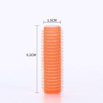 New Hair Roller Self Grip Hook Hair Curler Heatless Hair Roller Salon Hairs Dressing Curler Jumbo Size Sticky Hairs Styling Tool 1.5*6.2cm beige