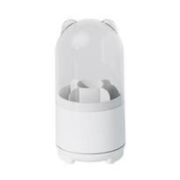 Makeup Brush Holder Dustproof Lid Keep Tidy Lightweight Simple Style Desktop Cosmetics Lipsticks Pen Organizer Home Supplies balta