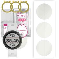 3x apgo Hydrogel Matte ekrano apsauga, skirta Garmin forerunner 245 music, Hidrogelio plėvelė, Lankstus, Minkštas TPU su pozicionavimo sluoksniu, lengvas montavimas