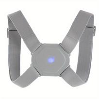 1pc Intelligent Posture Trainer – Vibration Alert for Perfect Spine Alignment – Wearable Back Support for Daily Use pilka spalva