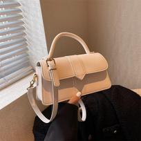 Women's Bag 2024 Fashion Niche Crossbody Bag Retro Hundred with Small Square Bag Shoulder Bag Bag Rectangular Bag One size kava