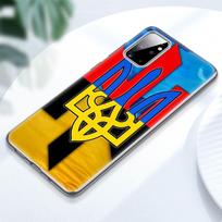 Ukrainos vėliavos nacionalinė emblema Minkštas dėklas, skirtas Samsung Galaxy A12 A02 A03S A21S A22 A32 A52 A72 A82 S21 Plus FE Ultra M32 M12 dangtelis Samsung A02