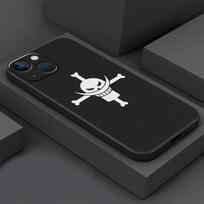 Silicone Phone Case for iPhone 8 14 Plus SE 6s 11 12 Mini XR 7 13 Pro Max Cases XS X 14 Pro Max 6 12pro Anime 1 Pieces Cover iPhone 14 black