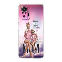 Case Funda for Xiaomi Redmi Note 8 7 8T 11T 9 K40 10S 9A 9C 9T 11S 11 10 Pro 10C 9S Silicone Fashion Woman Super Mom Redmi K40 Pro pink
