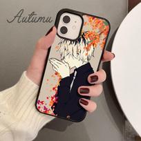 Tamsi Anime Haise Sasaki Tokyo Ghoul berniukas Telefono dėklas iPhone 11 12 13 14 Pro Max mini XR XS SE 2020 6S 7 8 Plus Galaxy S21 S22 iPhone 5 5s SE