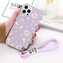 Flowers Case For Xiaomi Mi Redmi Note 10 5 7 9 9a 9C 8 8T 9S Poco M3 F3 X3 NFC 11 11T 10T 9T Pro 10S A3 Lite Lanyard Soft Cover Redmi Note5 5Pro gray