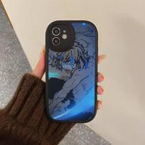 Japonijos Anime Animacinis Demon Slayer Telefono Dėklas Kietas Odinis Telefono Dėklas iPhone 13 12 Mini 11 14 Pro Max Xs X Xr 7 8 Plus 6 6s Se iphone12
