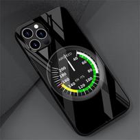 Aviation Aeroplane Helicopter Cockpit Instrument Glass Case For Apple iPhone 13 Pro 11 14 12 7 8 Plus SE 2022 XR X Phone Cover iPhone 14 black