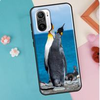Cute Penguin For Xiaomi Mi 11 Lite Mi 12 Pro 12X 10T 11T Pro Case Cover For POCO X3 X4 Pro GT M3 M4 F3 Mi 9T (9T Pro) blue