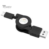 Įtraukiamas Type-C duomenų sinchronizavimo ir įkrovimo laidas telefonui USB 3.1, skirtas Android iOS black