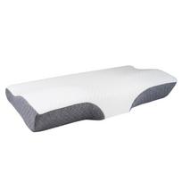 Memory Pillow Neck Pillow Comfort Zone Slow Rebound Memory Cotton Comfortable Butterfly Pillow 62x33x10 white