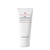 Medicube Red Foam Cleanser, Acne-prone skin, Korean cosmetics, Kbeauty, sample white