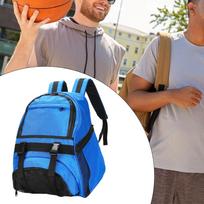 Basketball Backpack with Ball Compartment Gym Bag Soccer for Girls Boys Training blue