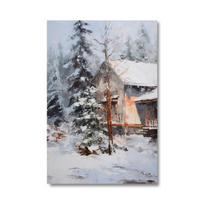 Artcozy Spray Printing Canvas Painting Waterproof and outdoor Wall Art Oil Paintings Poster For hotel Room Decor No Frame 21*30cm No Frame gray