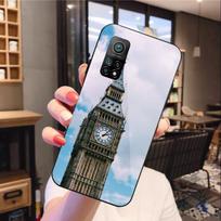 London Big Ben Phone Case For Xiaomi 12 11T 10 9 Redmi Note 11 10 10S Pro Redmi 9 9A 8 Black PC Glass Phone Cover Xiaomi 12-12X