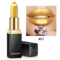 9 spalvų Mermaid Ji Shiny Pearlescent Šilti lūpų dažai Lūpų dažai Lūpų blizgesys beige