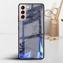 Glass Case For Samsung Galaxy S22 S20 FE S21 5G S10 S9 Plus Note 10 20 Lite Tempered Phone Cover Japanese Anime Tokyo Revengers Samsung S22 5G gray