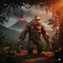 Figūrėlė King Kong Godzilla Godzilla Prieš King Kong žaidimų vaikams 18 cm 18 ruda