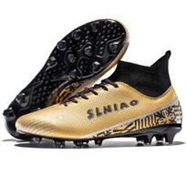 Football Shoes   Men's Large-scale Football Shoes Long Nail Anti-slip and Wear-resistant TPR Artificial Corthop Outdoor Children's Football Shoes 33 auksas