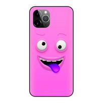 3D Funny Face iPhone 12 13 Pro Mini Max Tous Les Black Bumper 3D Etui, skirtas 13 Pro Max mobiliojo telefono talpai iPhone 13 pink