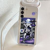 Cute Astronaut Planet Clear Case For Samsung Galaxy S22 S20 FE S21 S10 S9 Plus Note 20 Ultra 10 Lite Soft Phone Shell Samsung S22 5G