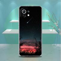 Clear Case For Xiaomi Mi Poco X3 NFC M3 Pro F3 F1 11 Lite 12 Note 10 11T 9T Transparent Phone Cover Watercolor Xiaomi Poco X3 NFC black