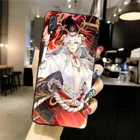 Onmyoji telefono dėklas Honor 70 50 20 7S X9 X8 X7 Magic 4 3 Pro minkštas juodas telefono dangtelis Honor Magic 2 gray