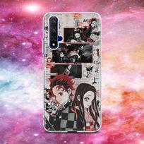 Kamado Nezuko Kimetsu No Yaiba Transparent Silicone Cover For Honor 10X 9X 8X MAX 20 10 9 8A 8C 8S Prime 7A Pro Lite Phone Case Honor 9X black