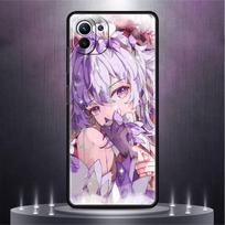 Case For Xiaomi Mi Poco X3 X4 NFC M3 Mi 11 11T 10 T 9T 12 9 10T Lite Silicone Back Phone Cover Genshin Impact Raiden Shogun Baal Xiaomi Poco X3 gray