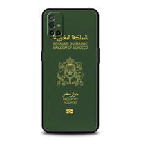 Morocco Flag Passport For OnePlus 10 Pro 9 8T 8 Nord N10 7 7T 9R Phone Case For 1+ Nord 2T CE 2 N100 N200 Z 5G Soft Black Cover OnePlus 7T black