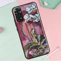 Orchid Flowers Colorful For Redmi Note 12 Pro Plus Cover For Redmi Note 10 8 9 11 Pro 12S 11S 10S 9S 9C 10C 12C Case Redmi 12C pink
