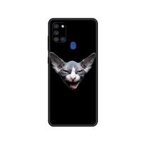 Black tpu Case For Samsung Galaxy A50 50S A30S A10 A01 A11 A21S A31 A41 A51 A71 M21 M30S S10 LITE Cover Sphynx Cat Samsung A01