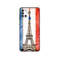 Juodas tpu dėklas, skirtas Samsung Galaxy A50 50S A30S A10 A01 A11 A21S A31 A41 A51 A71 M21 M30S S10 LITE Prancūzijos vėliava Paryžiaus Eifelio bokštas Samsung A01
